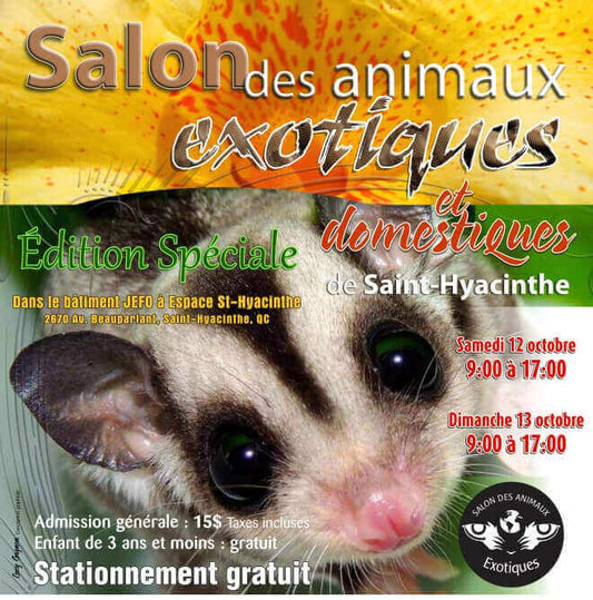 Salon des Animaux Exotiques et Akua Design 12 et 13 octobre 2024
