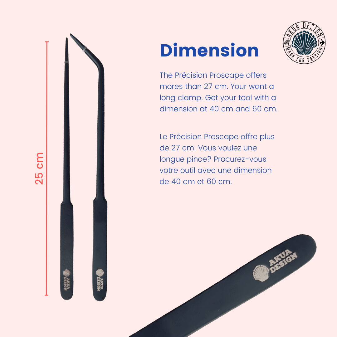 Pince aquarium COLOR Précision Proscape